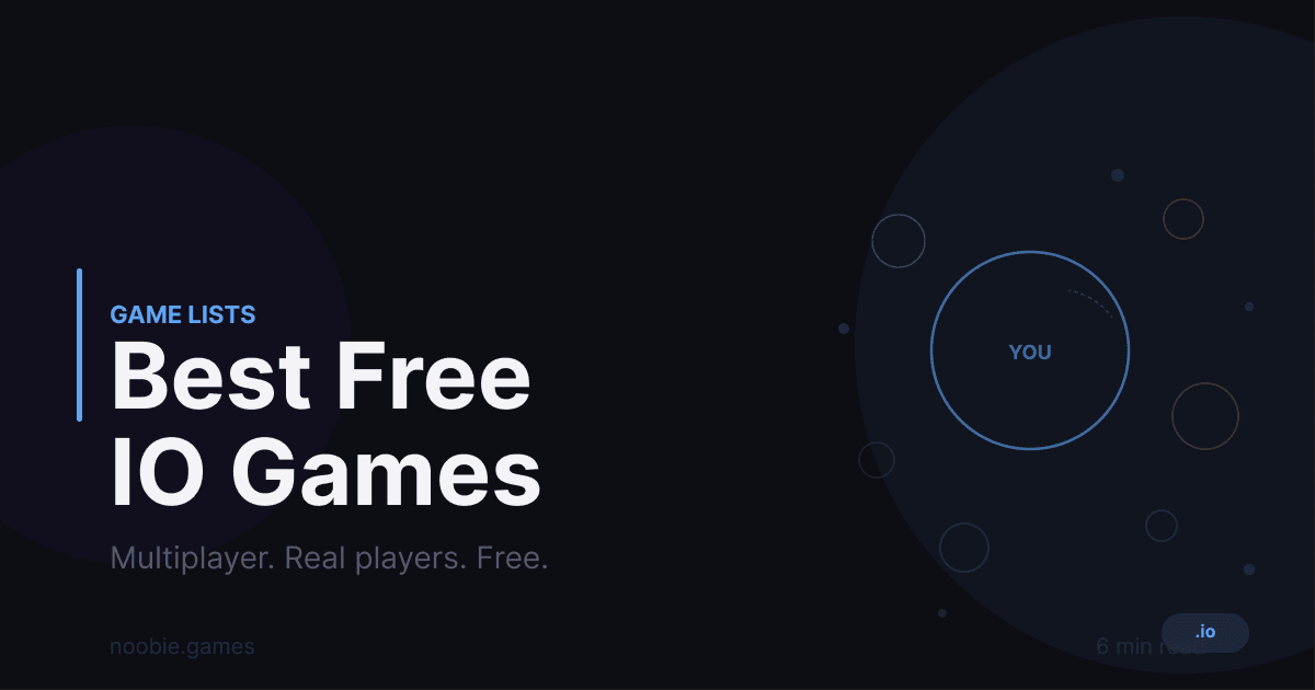 Best Free IO Games Online 2026 - Multiplayer Browser Games